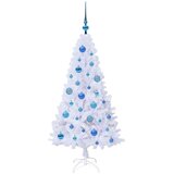  Umjetno božićno drvce Bijela 120 cm PVC i čelik | shoptok.hr