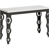 Itamoby   Karamay Double (120x45/90 cm) - bela, barva nog: antracit - preklopna jedilna miza, (20842567) Cene