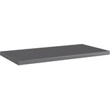 Police za knjige 8 kom visoki sjaj sive 40x20x1,5 cm od iverice | Eponuda.com