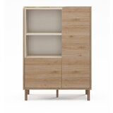 Marckeric Omarica v hrastovem dekorju v naravni barvi 90x125x40 cm Monza – | Shoptok.si