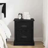 vidaXL Noćni ormar Crni hrast 39 x 39 x 47.5 cm Konstruirano drvo | shoptok.hr
