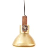  Industrijska viseča svetilka 25 W medeninasta okrogla 19 cm E27, (21643839) | Shoptok.si