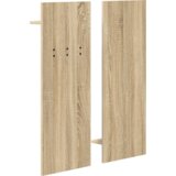 vidaXL Vješalica za kapute na zidu 70 x 10 x 90 cm Konstruirano drvo | shoptok.hr