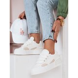 DStreet Sportowe sneakersy damskie KICKON białe | Shoptok.si