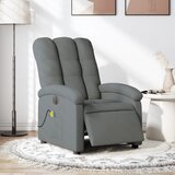 Maison Chic Električni masažni naslanjač - Relax naslanjač temno sivo blago, (22061569) | Shoptok.si