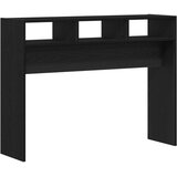 vidaXL konzolna miza Črn hrast Les 105 x 30 x 80 cm Črna konzolna miza | Shoptok.si
