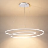  Brilagi-LED prigušiva luster na sajli TWISTER LED/105W/230V prečnik 100 cm bela + daljinski upravljač | Eponuda.com