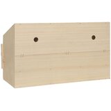  Gnezdišče za kokoši s 4 predelki 106x40x59 cm trdna borovina, (20767484) | Shoptok.si