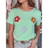 DStreet T-shirt damski w kwiaty DAISYLA miętowy | Shoptok.si