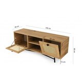 Hanah home Klub sto Bijelarus 15x45x15cm Crni | Eponuda.ba
