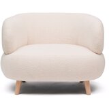 Kave Home Bež fotelja od bouclé tkanine Luisa – | shoptok.hr