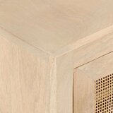 TV ormarić 110 x 30 x 40 cm od masivnog drva manga i željeza | shoptok.hr
