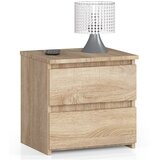AKORD Cl2 Nočna Omarica, 2 Predala, Hrast Sonoma, (5000331990) | Shoptok.si