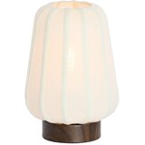 Light & Living Bijela metalna stolna lampa s tekstilnim sjenilom (visina 29 cm) Bibia – | shoptok.hr