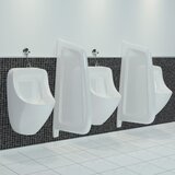 vidaXL Zidna pregrada za pisoar keramička bijela | Eponuda.com