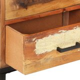 vidaXL Komoda od masivnog obnovljenog drva 88 x 30 x 73 cm | shoptok.hr