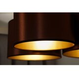  duolla - plafonski luster roller trio shiny 3xE27/15W/230V u boji bakra/zlata | Eponuda.com