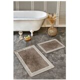 Mila Home Sivorjave žametne kopalniške preproge v kompletu 2 ks 60x100 cm – | Shoptok.si