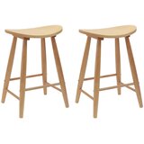  Trpezarijske stolice 2 pcs Prirodna 46 x 37 x 63 cm | Eponuda.ba