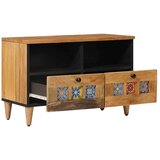 TV ormar s ladicama Prirodna 70 x 33 x 46 cm Čvrsto drvo manga - Prirodna | shoptok.hr