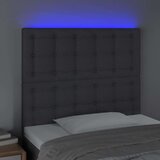  Posteljno vzglavje temno sivo 100x5x118/128 cm blago, (20951996) | Shoptok.si