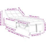 vidaXL Krevet na razvlačenje s kotačem Crvena 191 x 67 x 82 cm Tkanina | shoptok.hr