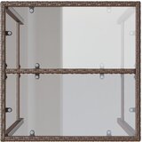  barski stol smeđi 70 x 70 x 110 cm od poliratana | Eponuda.com