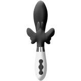 Alexios vibrator s krakovima za klitoris u obliku leptira (crni) | shoptok.hr