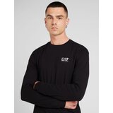 Ea7 Emporio Armani Majica crna / bijela | shoptok.hr