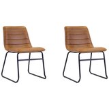 MID.YOU Set Stolov Milan, Barva Konjaka, 2 Kos | Shoptok.si