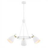  Argon 6148 - Luster na šipci CHARLOTTE 3xE27/15W/230V bela/zlatna | Eponuda.com