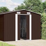  Vrtno spremište 257 x 392 x 181 cm metalno smeđe | shoptok.hr