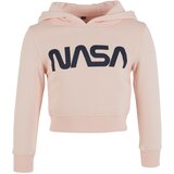 Mister Tee Baby NASA Cropped Hoody Pink | shoptok.hr