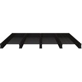 Krevet od paleta crni 140 x 190 cm od masivne borovine | shoptok.hr