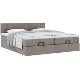  Ottoman krevet s madracima, taupe 160x200 cm, tkanina | shoptok.hr
