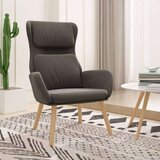  Stol za sproščanje temno siv žamet, (20934623) | Shoptok.si