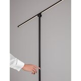 Nova Luce Mat crna metalna LED stojeća svjetiljka sa savitljivom konstrukcijom/s mogućnosti zatamnjivanja (visina 144 cm) Tenso – | shoptok.hr