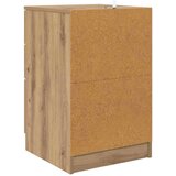 vidaXL Nočna omarica artisan hrast 40 x 40 x 63 cm Konstruiran les | Shoptok.si