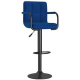 Furnova Barski stolček modro blago, (21949285) | Shoptok.si