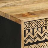 vidaXL Komoda 40x33,5x75 cm trden robusten mangov les in kovina | Shoptok.si