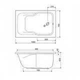 Aquaestil KORANA KADA AQUAESTIL 105x70 | ePonuda.com