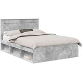  Konstrukcija postelje Beton 140 x 200 cm Masivno borovo les, (5000104361) | Shoptok.si
