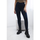 Kesi Cotton trousers with back pockets navy blue | shoptok.hr