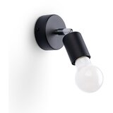 Nice Lamps Crna zidna lampa ø 6 cm Brando – Cijene