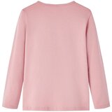  Dječja majica dugih rukava svjetloružičasta 104 | shoptok.hr
