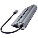 Satechi aluminium type-c usb hub 3x usb 3.0/MicroSD/ siva | ePonuda.com