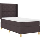  Krevet s opruga kutije Tamno smeđa 90 x 190 cm tkanina | shoptok.hr