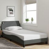 Furnova Posteljni okvir brez vzmetnice temno siv 100x200 cm blago, (21936214) Cene