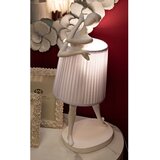 Mauro Ferretti Bijela stolna lampa s tekstilnim sjenilom (visina 62,5 cm) Ballet – | shoptok.hr