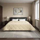 Zimska pokrivača Krema 200 x 220 cm Mikrofibra i teddy flis